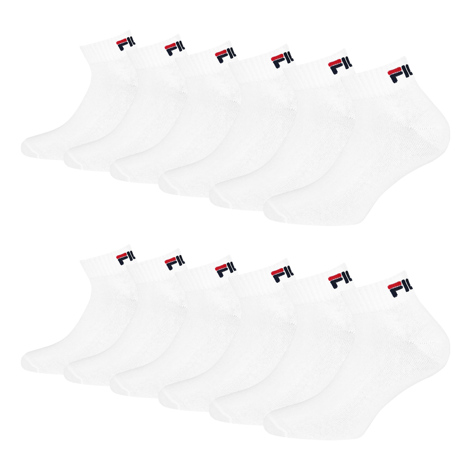 6 Paar FILA Unisex Quarter Socken Sportsocken Kurzsocken 6 Paar FILA Unisex Quarter Socken Sportsocken Kurzsocken