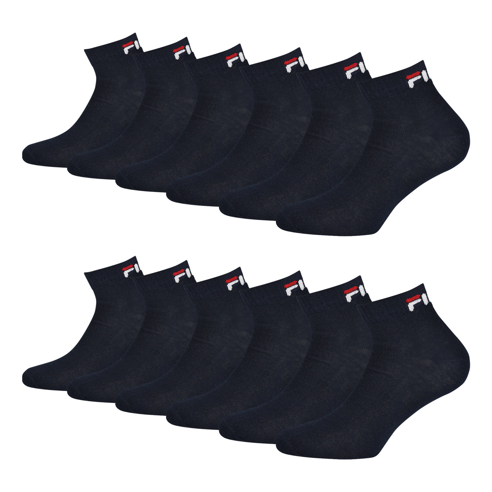 6 Paar FILA Unisex Quarter Socken Sportsocken Kurzsocken 6 Paar FILA Unisex Quarter Socken Sportsocken Kurzsocken