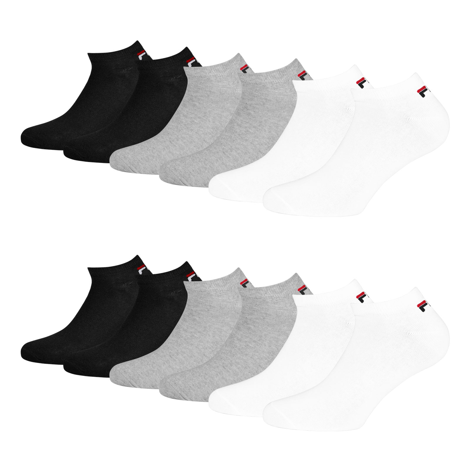 6 Paar FILA Unisex Sneaker Socken Sportsocken Kurzsocken 6 Paar FILA Unisex Sneaker Socken Sportsocken Kurzsocken