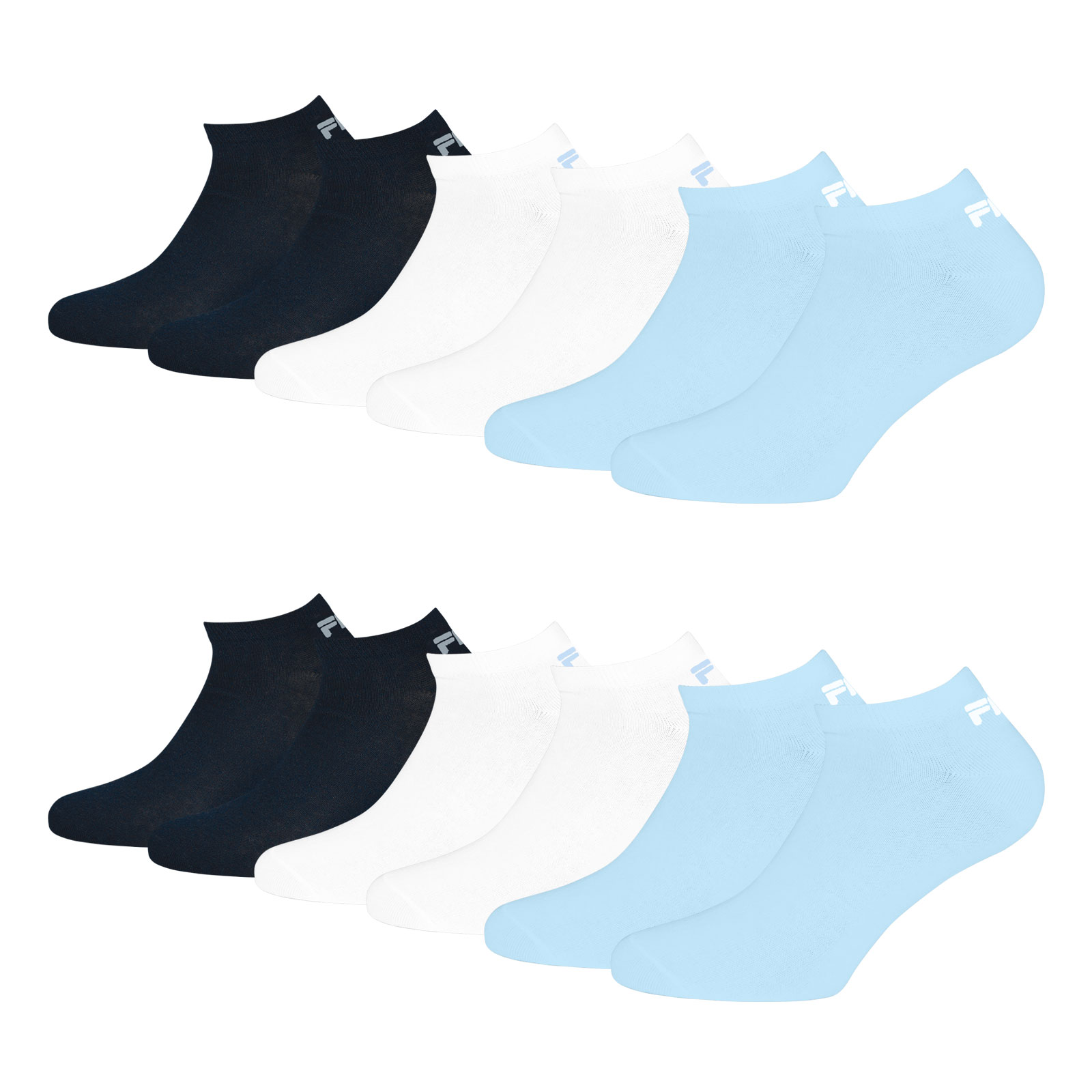 6 Paar FILA Unisex Sneaker Socken Sportsocken Kurzsocken 6 Paar FILA Unisex Sneaker Socken Sportsocken Kurzsocken