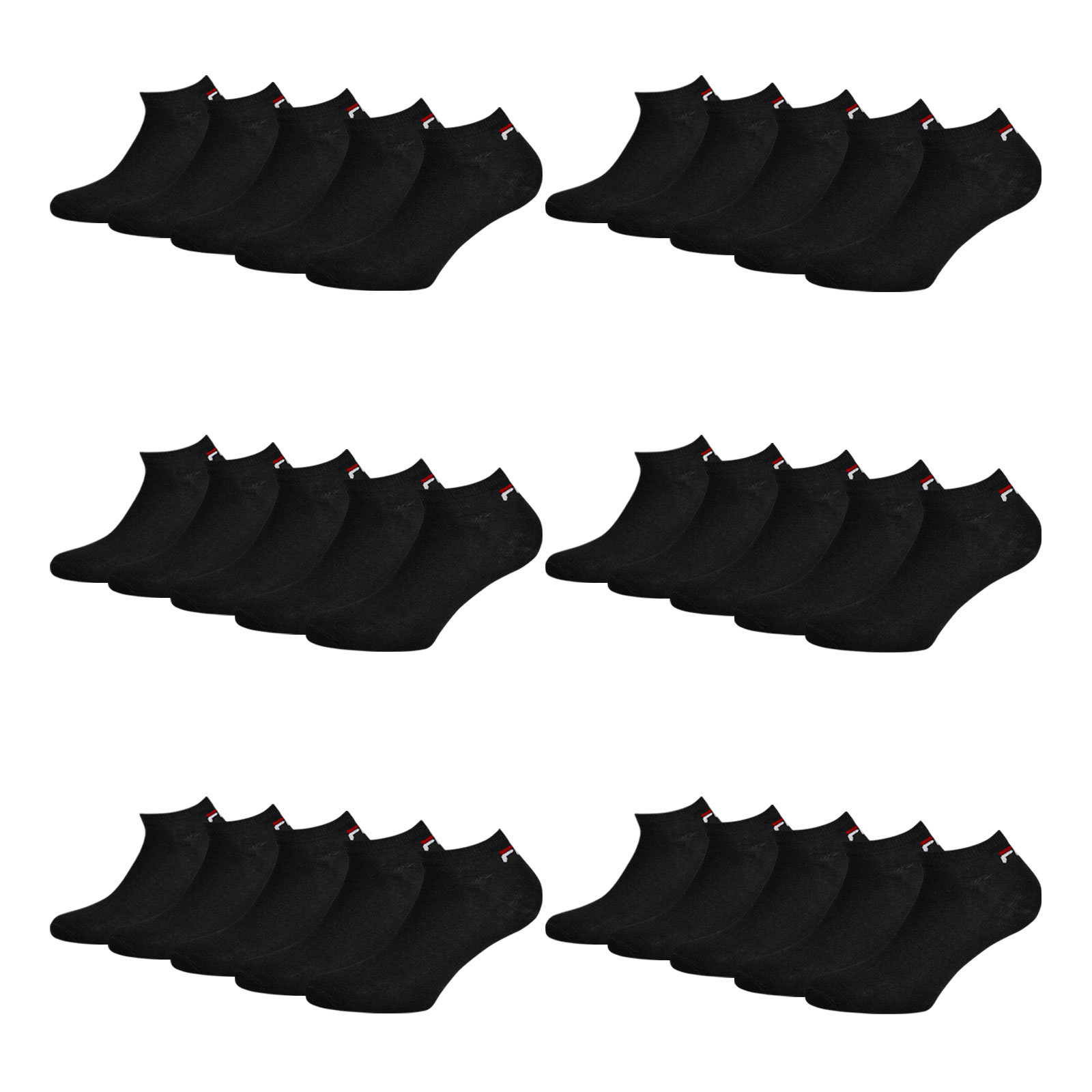 15 Paar FILA Unisex Sneaker Quarter Tennissocken Sportsocken 15 Paar FILA Unisex Sneaker Quarter Tennissocken Sportsocken
