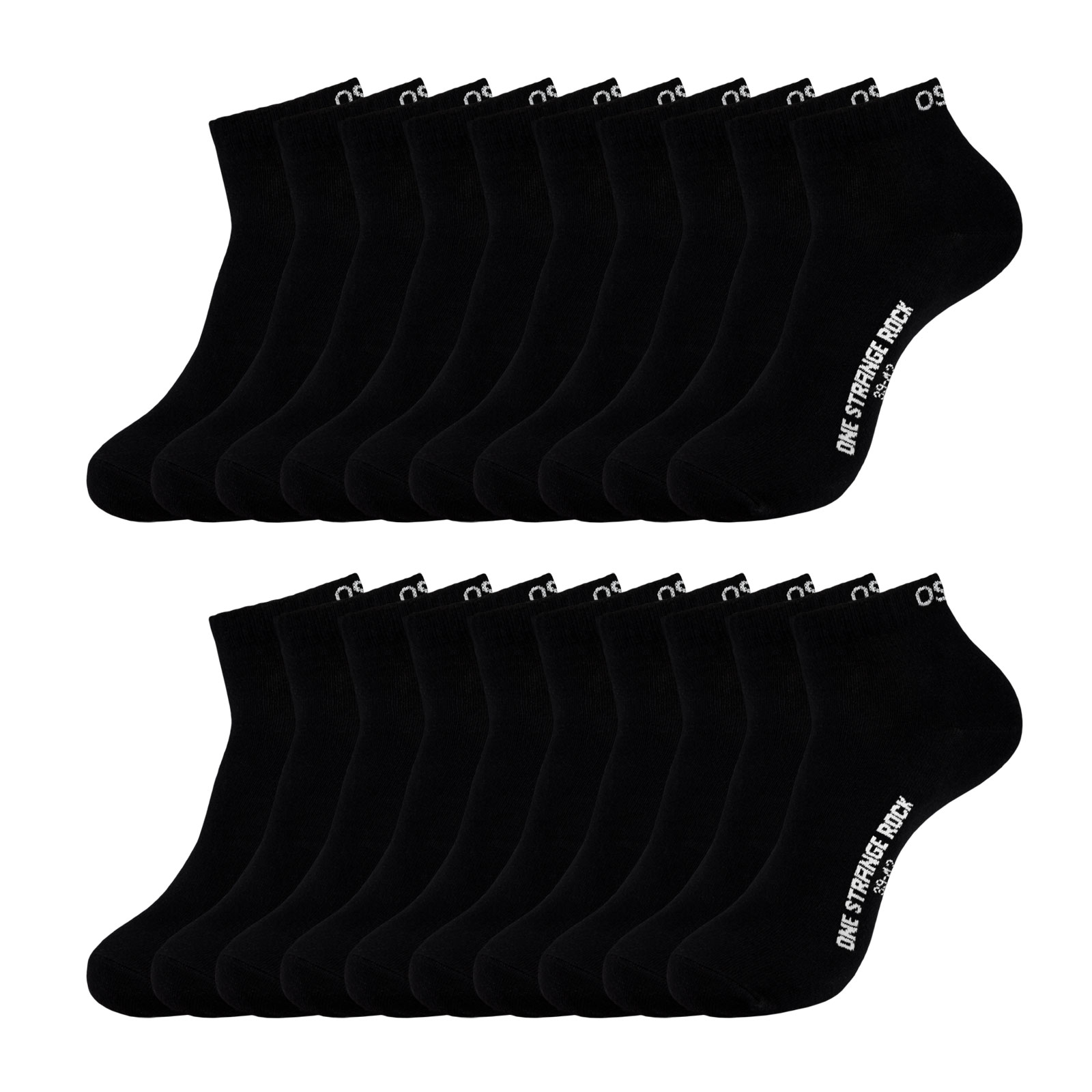 10 Paar ONE STRANGE ROCK Herren Damen Quarter Socken Kurzsocken 10 Paar ONE STRANGE ROCK Herren Damen Quarter Socken Kurzsocken