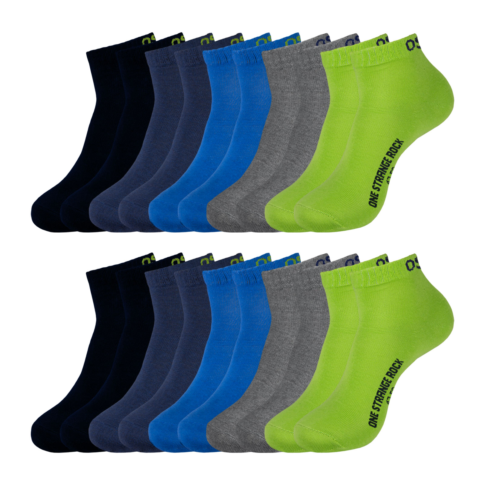 10 Paar ONE STRANGE ROCK Herren Damen Quarter Socken Kurzsocken 10 Paar ONE STRANGE ROCK Herren Damen Quarter Socken Kurzsocken