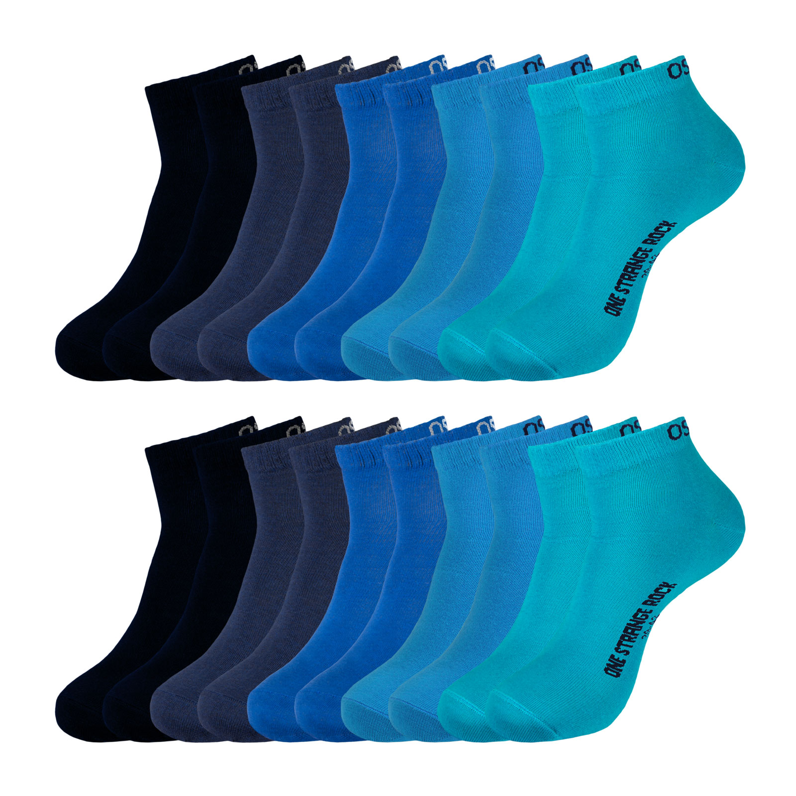 10 Paar ONE STRANGE ROCK Herren Damen Quarter Socken Kurzsocken 10 Paar ONE STRANGE ROCK Herren Damen Quarter Socken Kurzsocken