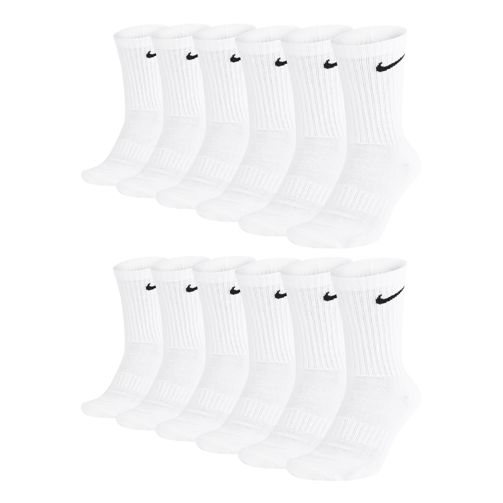 6 Paar NIKE Unisex Trainingssocken Everyday Cushioned Crew Socks 6 Paar NIKE Unisex Trainingssocken Everyday Cushioned Crew Socks