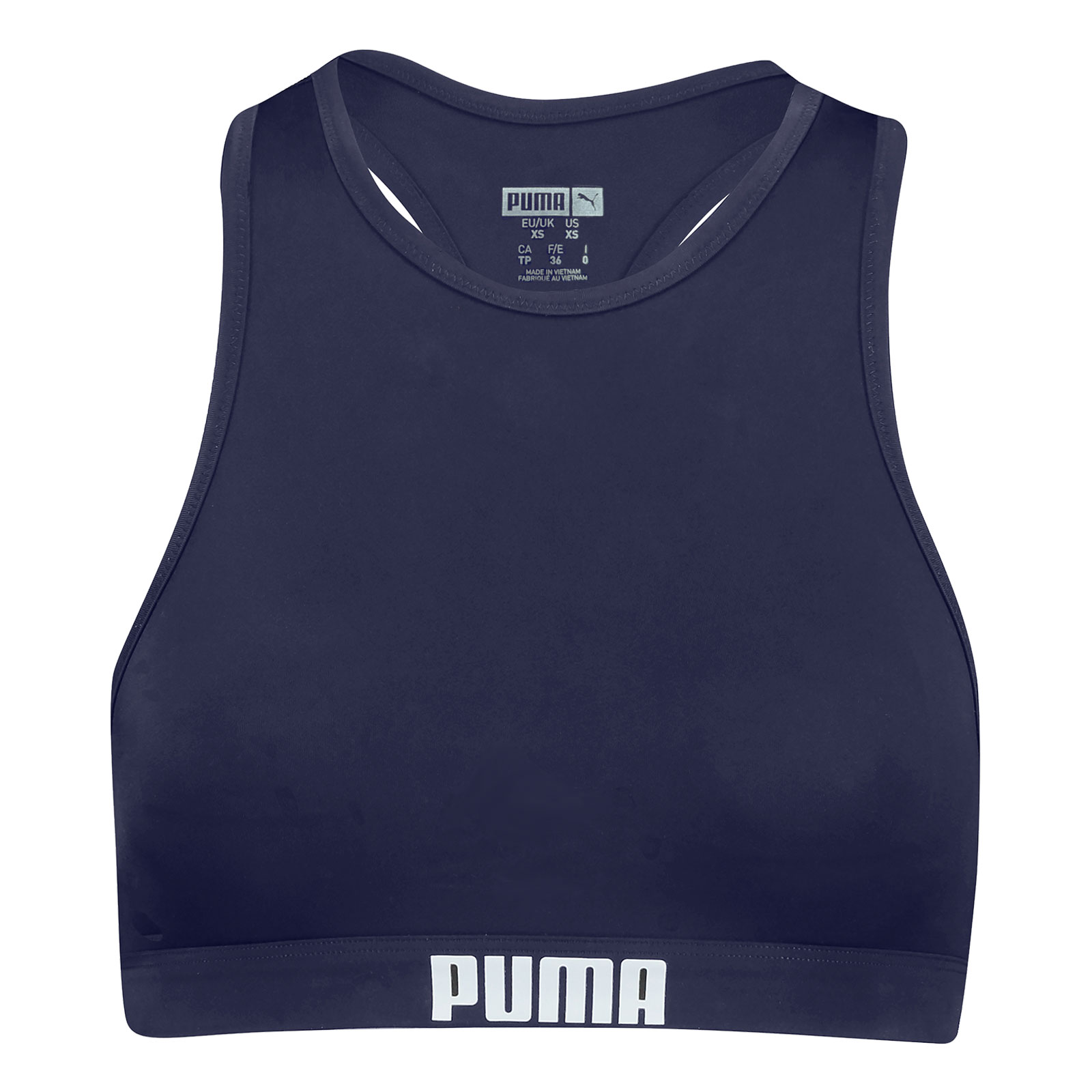 Puma Damen Bikinitop Bikinioberteil Racerback Swim Top Puma Damen Bikinitop Bikinioberteil Racerback Swim Top