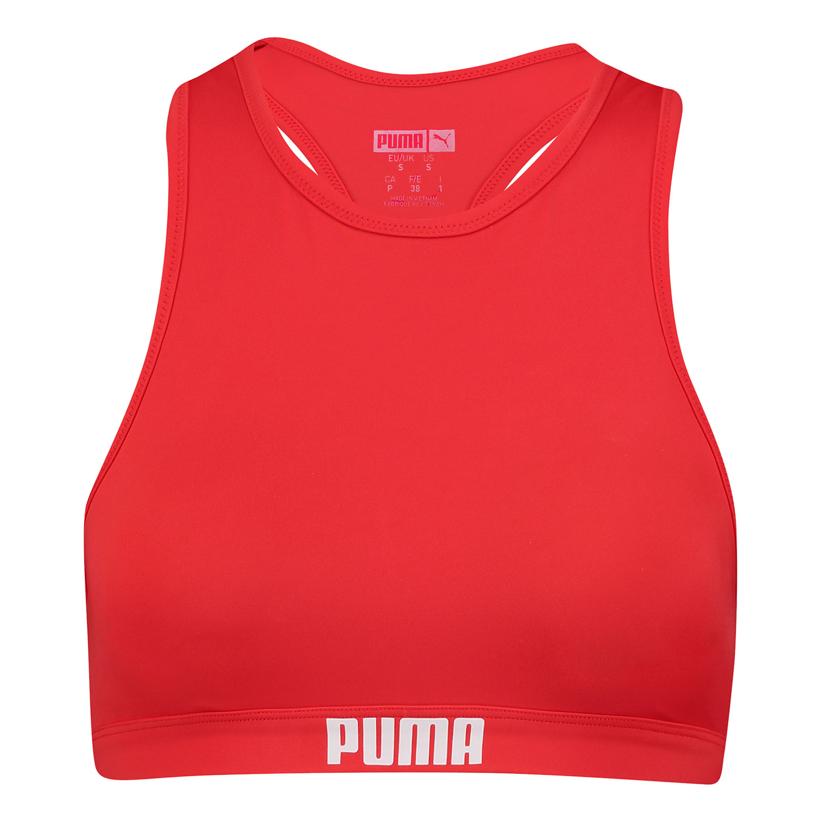 Puma Damen Bikinitop Bikinioberteil Racerback Swim Top Puma Damen Bikinitop Bikinioberteil Racerback Swim Top