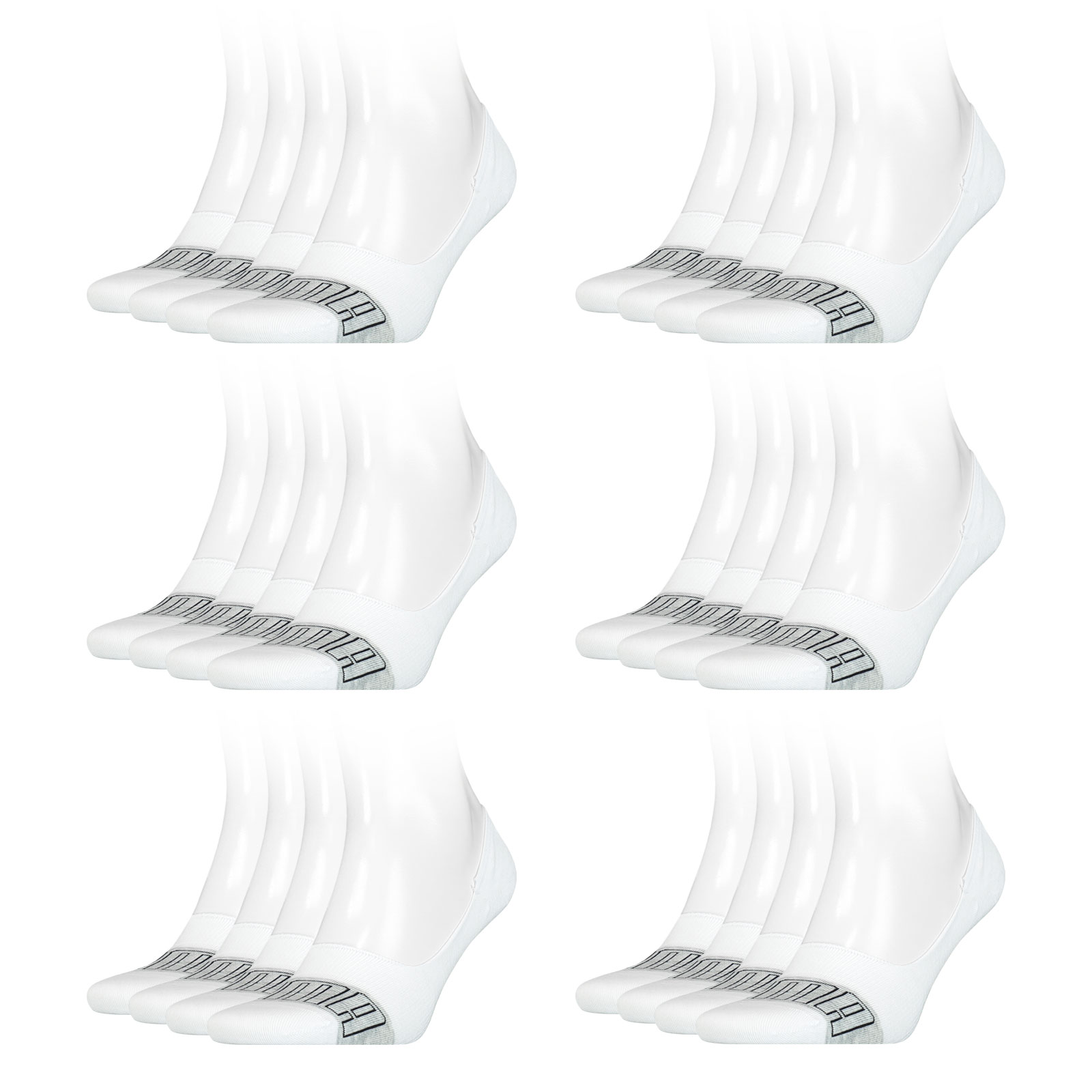 12 Paar PUMA Herren Damen Footies Füßlinge Promo Socken 35/38 - 43/46 12 Paar PUMA Herren Damen Footies Füßlinge Promo Socken 35/38 - 43/46