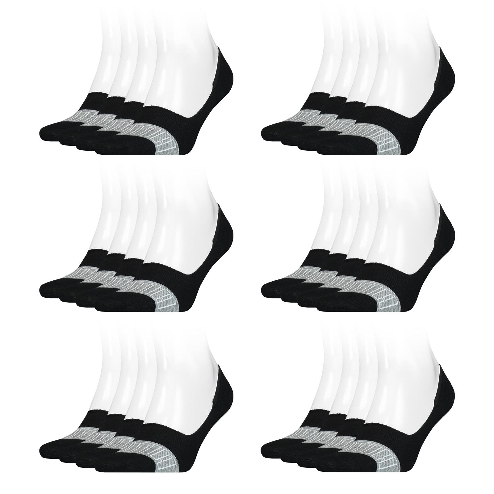 12 Paar PUMA Herren Damen Footies Füßlinge Promo Socken 35/38 - 43/46 12 Paar PUMA Herren Damen Footies Füßlinge Promo Socken 35/38 - 43/46
