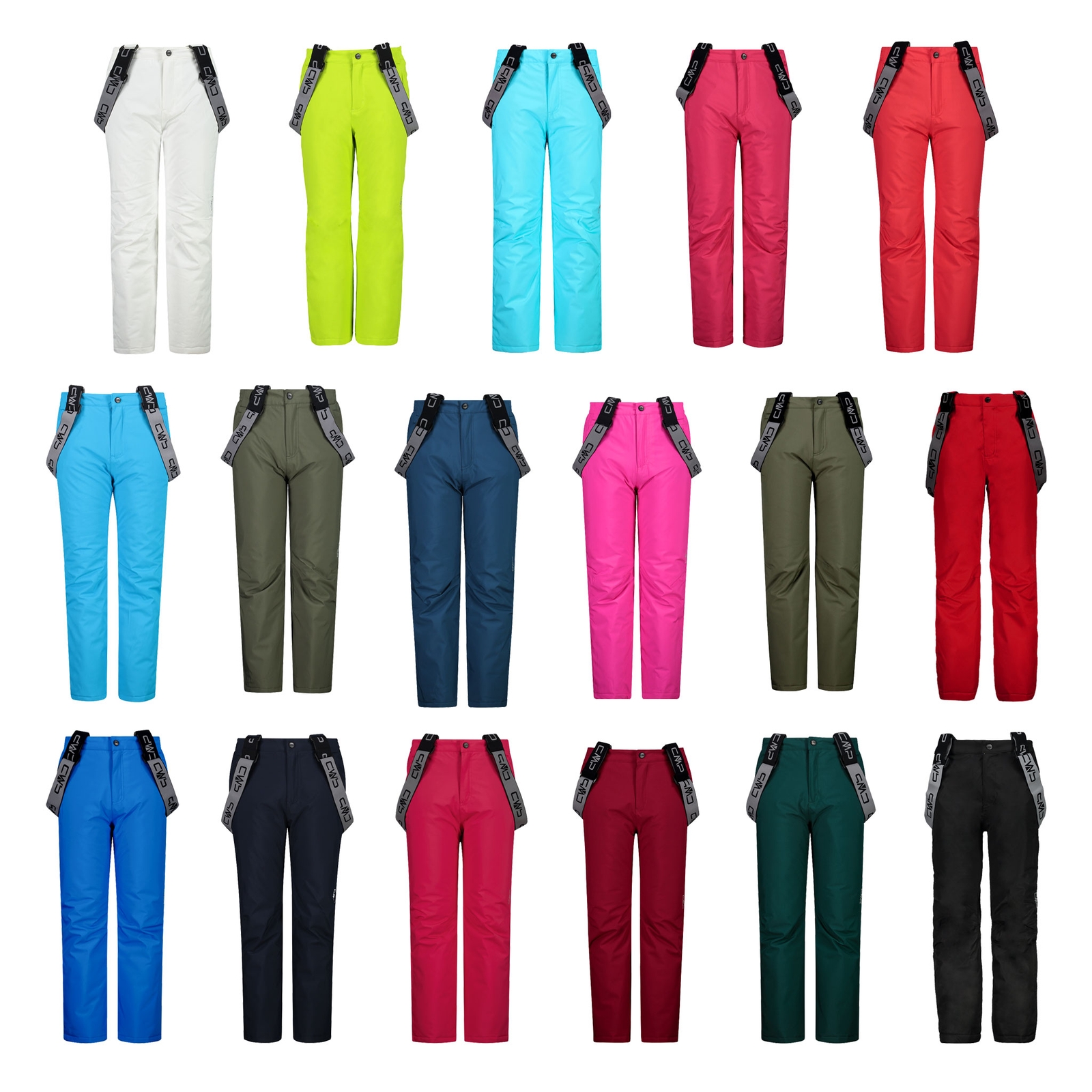 CMP Kinder Mädchen Jungen Schneehose Skihose Snow Pants Ski Pants Kid Salopette CMP Kinder Mädchen Jungen Schneehose Skihose Snow Pants Ski Pants Kid Salopette