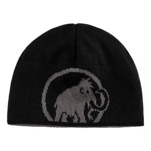 Mammut Herren Damen Unisex Wendemütze Strickmütze Skimütze Wintermütze Logo Beanie - Bild 1 Mammut Herren Damen Unisex Wendemütze Strickmütze Skimütze Wintermütze Logo Beanie - Bild 1