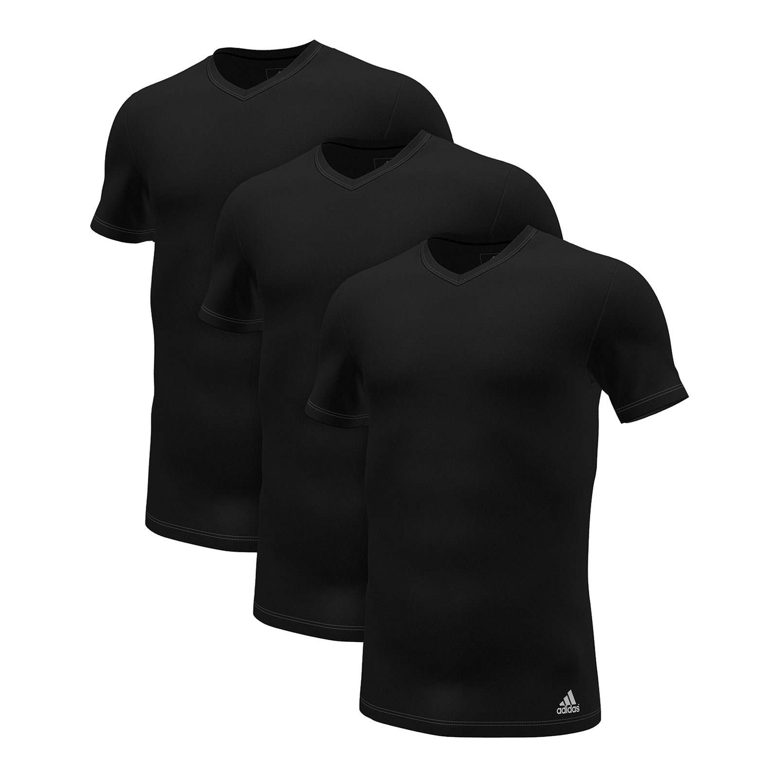 3er Pack Adidas Herren Shirt Unterziehshirt V-Neck T-Shirt Active Core Cotton 3er Pack Adidas Herren Shirt Unterziehshirt V-Neck T-Shirt Active Core Cotton