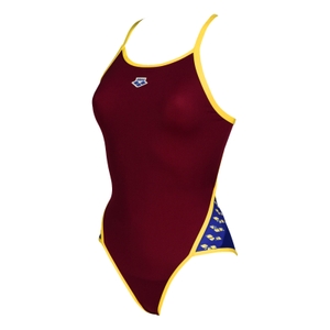-493 burgundy / neon blue / butter