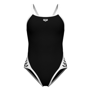 Arena Damen Badeanzug Einteiler One Piece Arena Icons Super Fly Back Solid