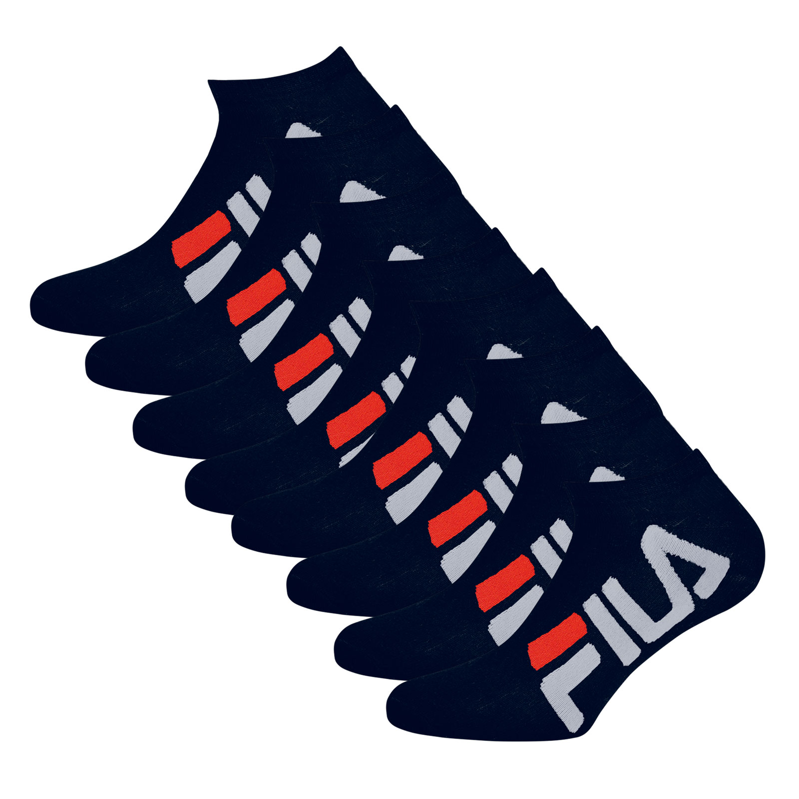 4 Paar FILA Damen Herren Sneaker Socken Sportsocken Kurzsocken 4 Paar FILA Damen Herren Sneaker Socken Sportsocken Kurzsocken