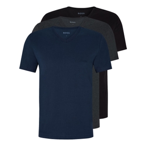 -V-Neck -497 black / anthracite / navy