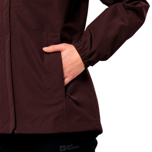 Jack Wolfskin Damen Regenjacke Jacke Outdoorjacke Stormy Point 2L Jacket - Bild 3 Jack Wolfskin Damen Regenjacke Jacke Outdoorjacke Stormy Point 2L Jacket - Bild 3