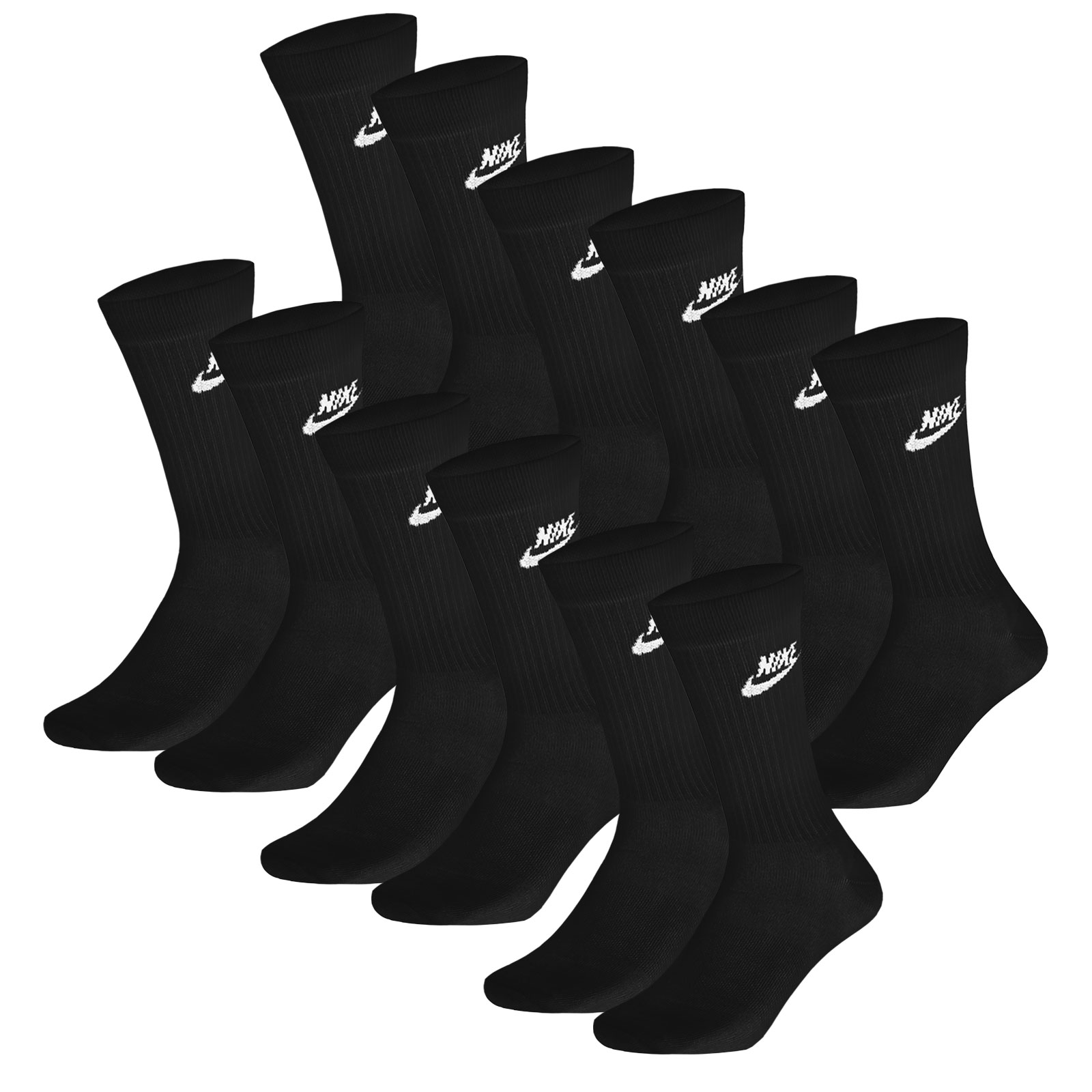 6 Paar NIKE Sportsocken Tennissocken Everyday Essential Crew Socks Dri Fit 6 Paar NIKE Sportsocken Tennissocken Everyday Essential Crew Socks Dri Fit