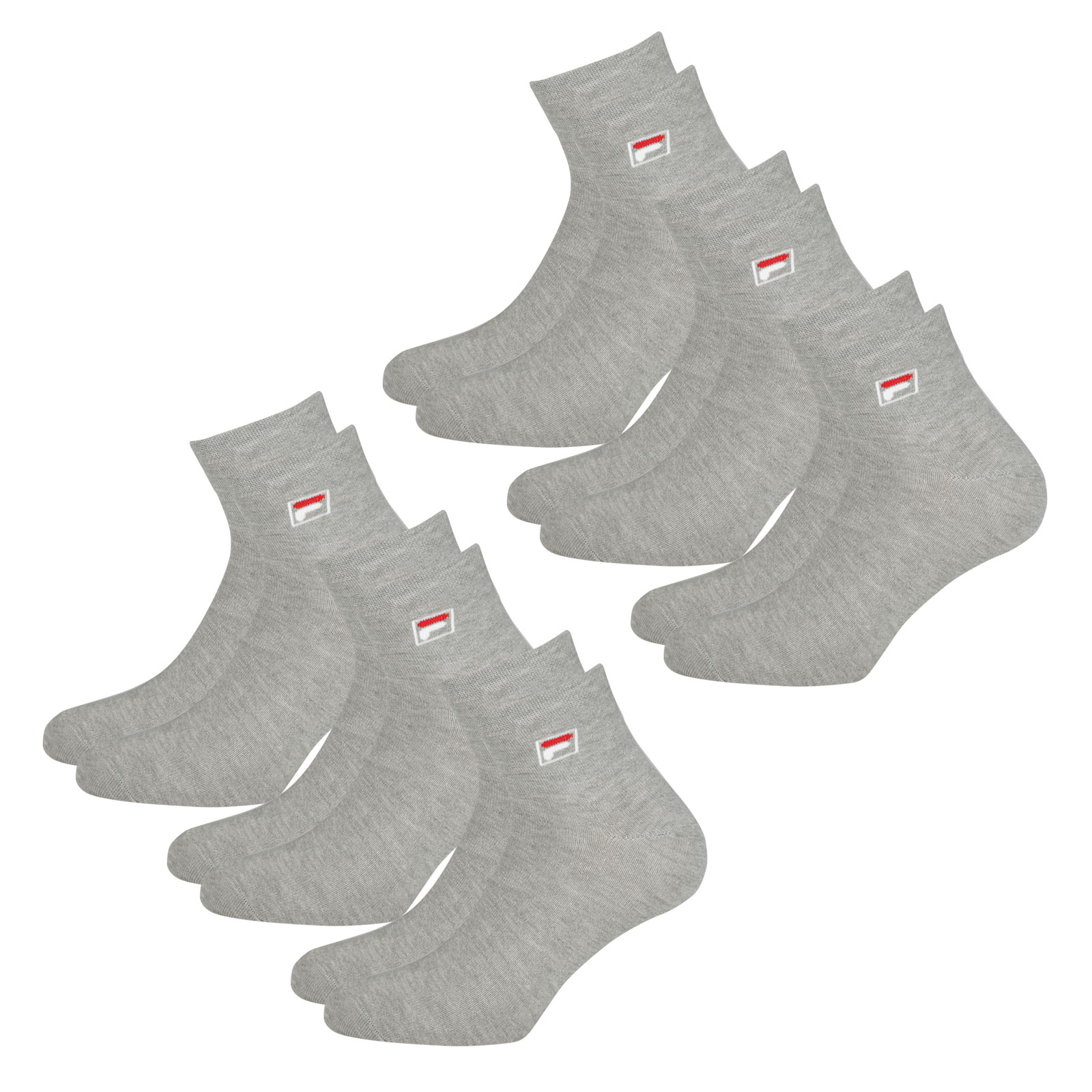 6 Paar FILA Unisex Quarter Socken Socks Sportsocken Kurzsocken Piquebund 6 Paar FILA Unisex Quarter Socken Socks Sportsocken Kurzsocken Piquebund