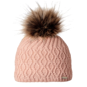Stöhr Damen Strickmütze Skimütze Wintermütze Bommelmütze Elsa One Size