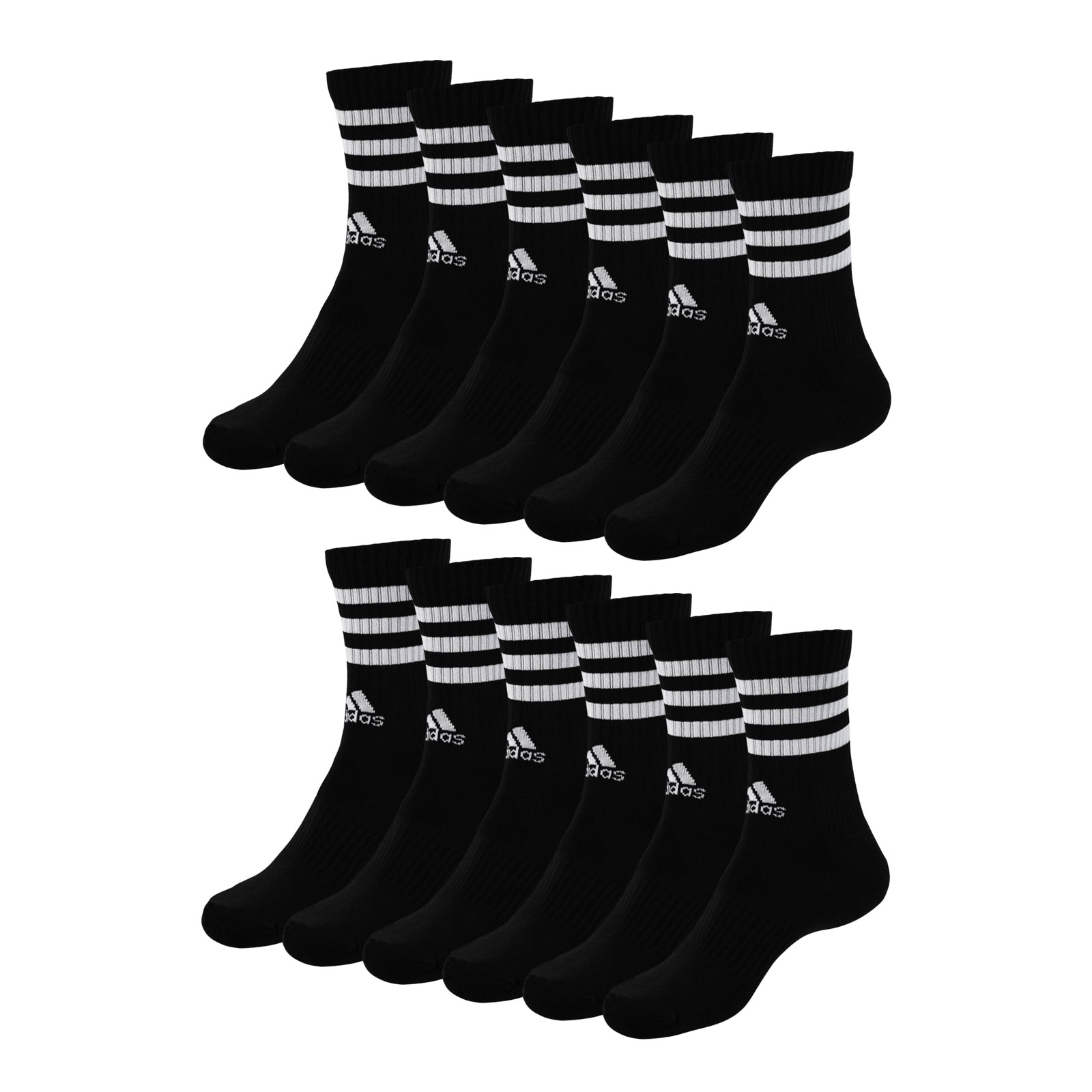 6 Paar Adidas Herren Damen Crewsocks Sportsocken Socken Cushioned Crew 6 Paar Adidas Herren Damen Crewsocks Sportsocken Socken Cushioned Crew