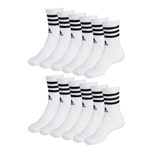 6 Paar Adidas Herren Damen Crewsocks Sportsocken Socken Cushioned Crew - Bild 0 6 Paar Adidas Herren Damen Crewsocks Sportsocken Socken Cushioned Crew
