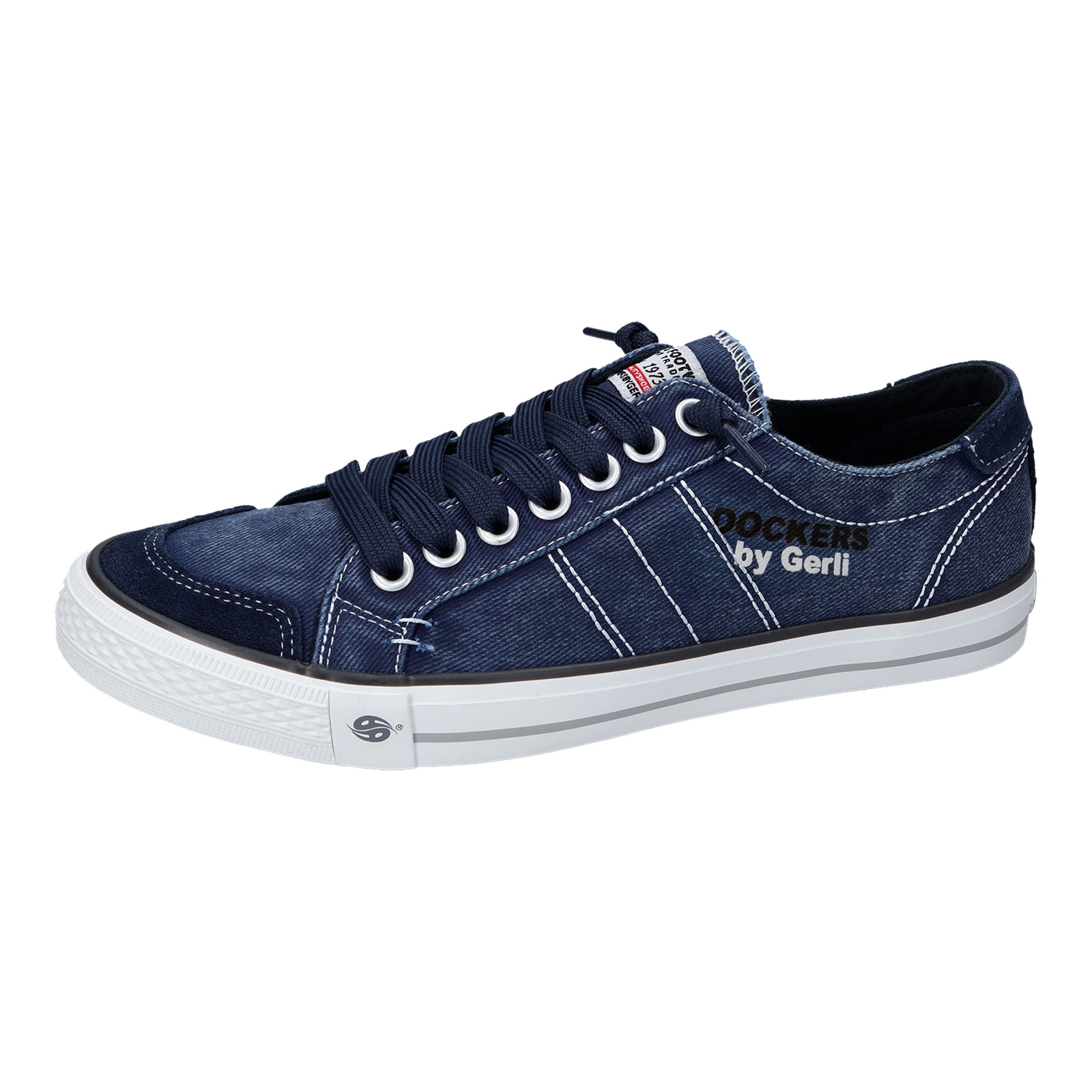 Dockers by Gerli Herren Schuhe Sneaker Slip On Turnschuh Sneaker Washed Canvas Dockers by Gerli Herren Schuhe Sneaker Slip On Turnschuh Sneaker Washed Canvas