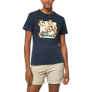 Jack Wolfskin Damen T-Shirt Kurzarmshirt Florell Box - Bild 1 Jack Wolfskin Damen T-Shirt Kurzarmshirt Florell Box - Bild 1