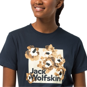 Jack Wolfskin Damen T-Shirt Kurzarmshirt Florell Box - Bild 3 Jack Wolfskin Damen T-Shirt Kurzarmshirt Florell Box - Bild 3