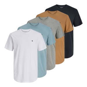 -tobacco brown / white / dark navy / light blue / LGM