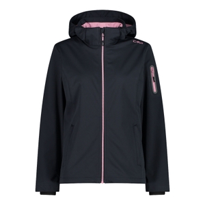 CMP Damen Softshelljacke Outdoorjacke Woman Jacket Zip Hood 