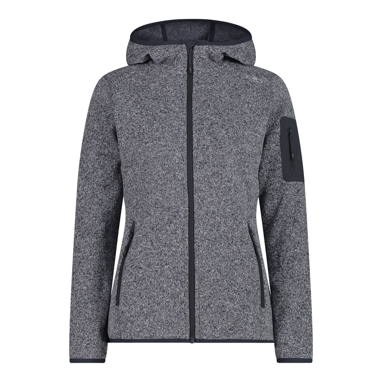 CMP Damen Fleecejacke Midlayer Outdoor Sweatjacke Woman Jacket Fix Hood CMP Damen Fleecejacke Midlayer Outdoor Sweatjacke Woman Jacket Fix Hood