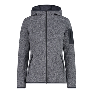 CMP Damen Fleecejacke Midlayer Outdoor Sweatjacke Woman Jacket Fix Hood - Bild 0 CMP Damen Fleecejacke Midlayer Outdoor Sweatjacke Woman Jacket Fix Hood
