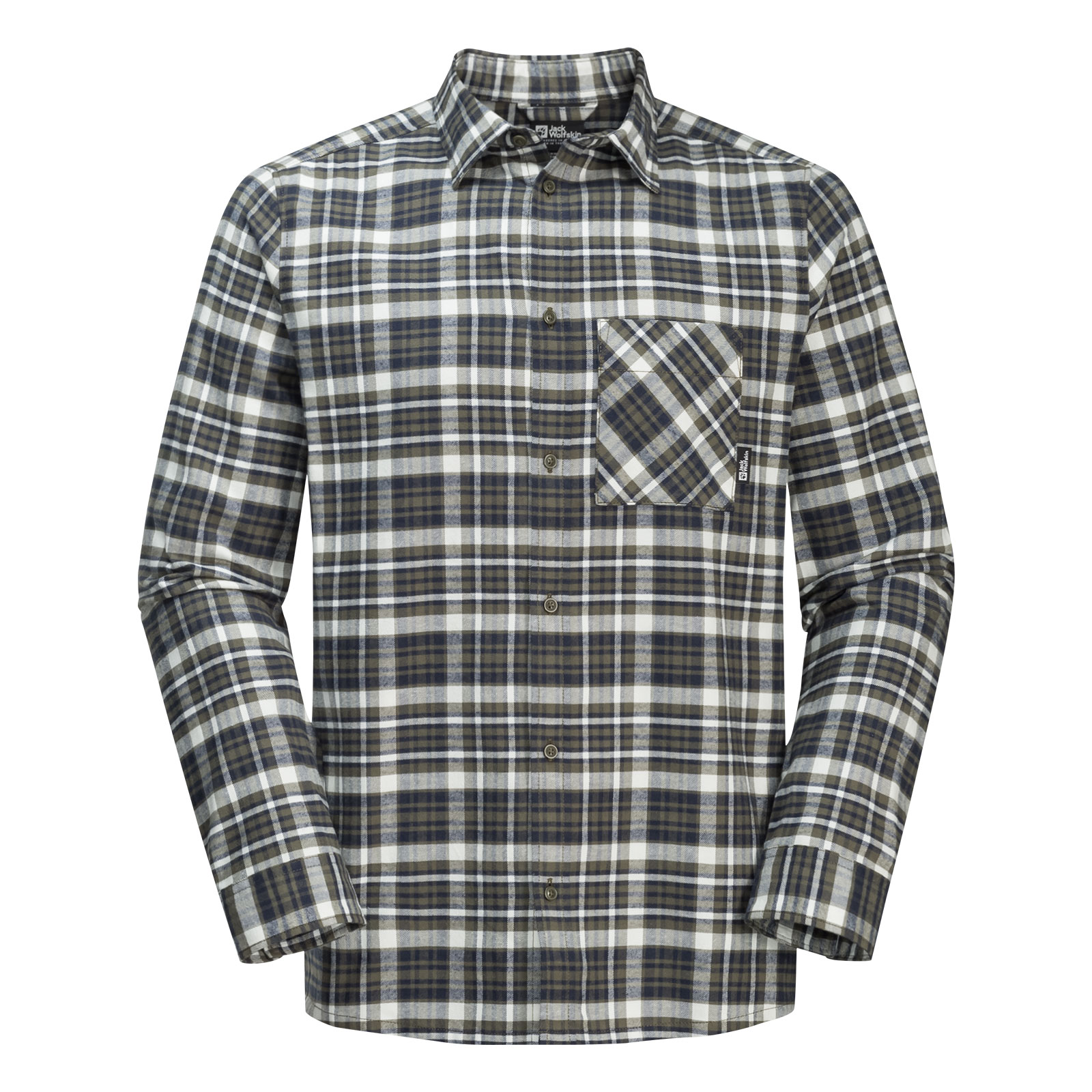 Jack Wolfskin Herren Hemd Wanderhemd Flanellhemd Bergweg Shirt M Jack Wolfskin Herren Hemd Wanderhemd Flanellhemd Bergweg Shirt M