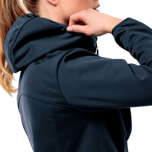 Jack Wolfskin Damen Jacke Outdoorjacke Softshelljacke Übergangsjacke Windhain Hoody W - Bild 4 Jack Wolfskin Damen Jacke Outdoorjacke Softshelljacke Übergangsjacke Windhain Hoody W - Bild 4