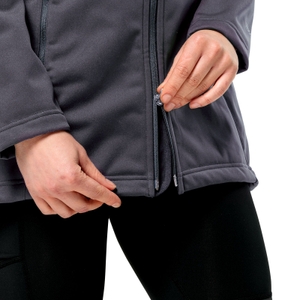 Jack Wolfskin Damen Mantel Outdoor Softshellmantel Windhain Coat W - Bild 4 Jack Wolfskin Damen Mantel Outdoor Softshellmantel Windhain Coat W - Bild 4