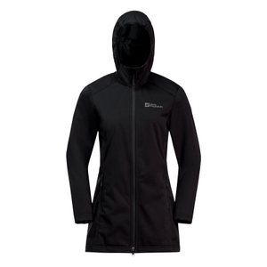 Jack Wolfskin Damen Mantel Outdoor Softshellmantel Windhain Coat W - Bild 1 Jack Wolfskin Damen Mantel Outdoor Softshellmantel Windhain Coat W - Bild 1