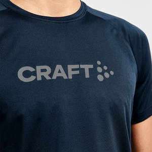 Craft Herren T-Shirt Kurzarmshirt Sportshirt Trainingsshirt Core Unify Logo Tee - Bild 3 Craft Herren T-Shirt Kurzarmshirt Sportshirt Trainingsshirt Core Unify Logo Tee - Bild 3