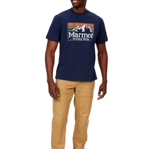 Marmot Herren Kurzarmshirt Sportshirt Trainingsshirt Gradient Tee Short-Sleeve T-Shirt - Bild 3 Marmot Herren Kurzarmshirt Sportshirt Trainingsshirt Gradient Tee Short-Sleeve T-Shirt - Bild 3