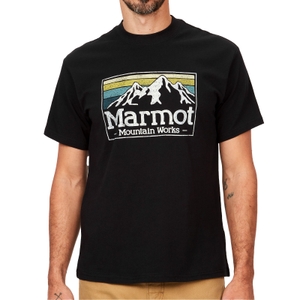 Marmot Herren Kurzarmshirt Sportshirt Trainingsshirt Gradient Tee Short-Sleeve T-Shirt - Bild 2 Marmot Herren Kurzarmshirt Sportshirt Trainingsshirt Gradient Tee Short-Sleeve T-Shirt - Bild 2