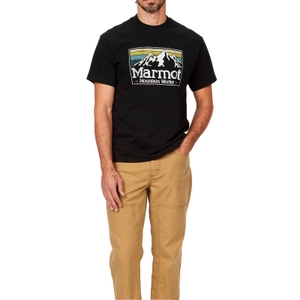 Marmot Herren Kurzarmshirt Sportshirt Trainingsshirt Gradient Tee Short-Sleeve T-Shirt - Bild 4 Marmot Herren Kurzarmshirt Sportshirt Trainingsshirt Gradient Tee Short-Sleeve T-Shirt - Bild 4