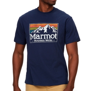 Marmot Herren Kurzarmshirt Sportshirt Trainingsshirt Gradient Tee Short-Sleeve T-Shirt - Bild 2 Marmot Herren Kurzarmshirt Sportshirt Trainingsshirt Gradient Tee Short-Sleeve T-Shirt - Bild 2