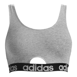 Adidas Damen BH Bustier bügellos Scoop Bralette Cotton Logo - Bild 0 Adidas Damen BH Bustier bügellos Scoop Bralette Cotton Logo
