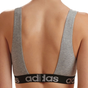 Adidas Damen BH Bustier bügellos Scoop Bralette Cotton Logo - Bild 2 Adidas Damen BH Bustier bügellos Scoop Bralette Cotton Logo - Bild 2