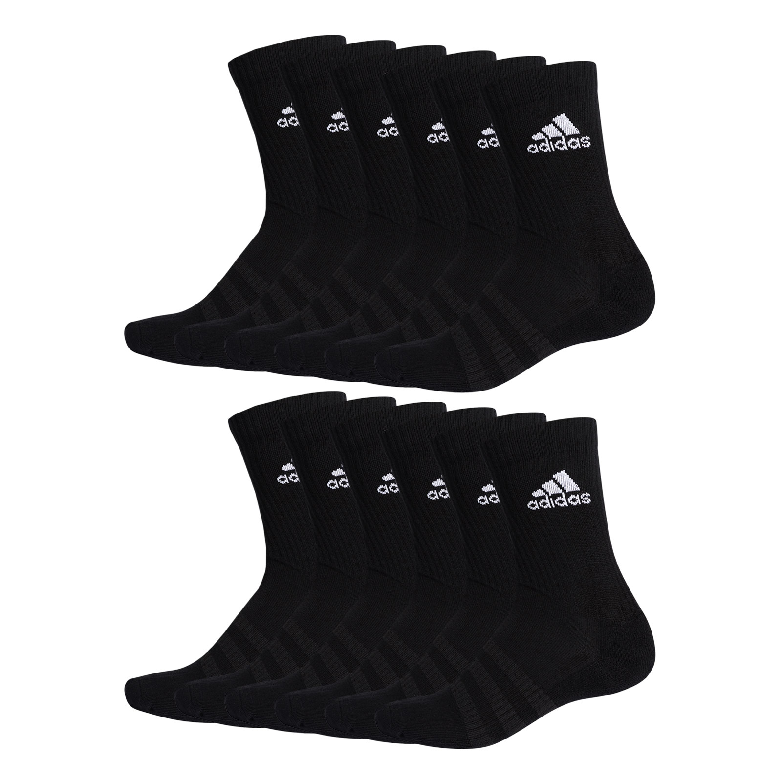 6 Paar Adidas Unisex Herren Damen Socken Sportsocken Cushioned Crewsocks 6 Paar Adidas Unisex Herren Damen Socken Sportsocken Cushioned Crewsocks