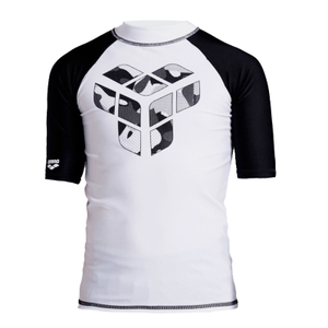 Arena Kinder Badeshirt UV-Shirt Surfshirt Kurzarmshirt Rash Vest - Bild 0 Arena Kinder Badeshirt UV-Shirt Surfshirt Kurzarmshirt Rash Vest