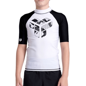 Arena Kinder Badeshirt UV-Shirt Surfshirt Kurzarmshirt Rash Vest - Bild 1 Arena Kinder Badeshirt UV-Shirt Surfshirt Kurzarmshirt Rash Vest - Bild 1