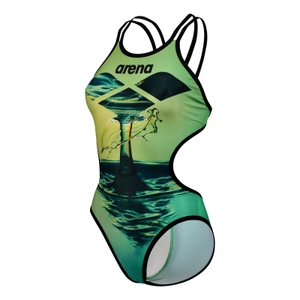 Arena Damen Badeanzug Schwimmkleidung Einteiler Swimsuit One Double Crossback - Bild 1 Arena Damen Badeanzug Schwimmkleidung Einteiler Swimsuit One Double Crossback - Bild 1