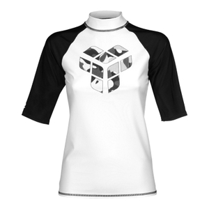 Arena Damen Badeshirt UV-Shirt Surfshirt Kurzarmshirt Rash-Vest Graphic - Bild 0 Arena Damen Badeshirt UV-Shirt Surfshirt Kurzarmshirt Rash-Vest Graphic
