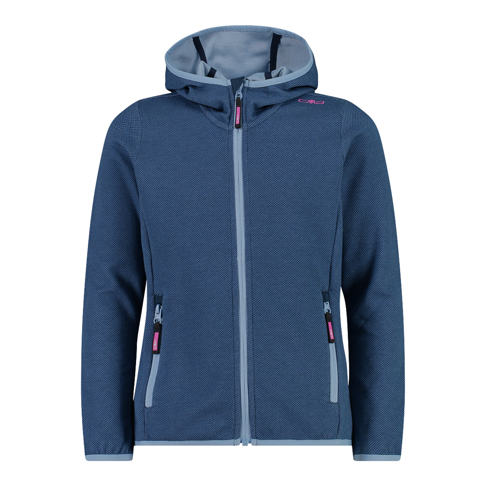 CMP Mädchen Jacke Fleecejacke Knit-Tech Kid G Jacket Fix Hood CMP Mädchen Jacke Fleecejacke Knit-Tech Kid G Jacket Fix Hood